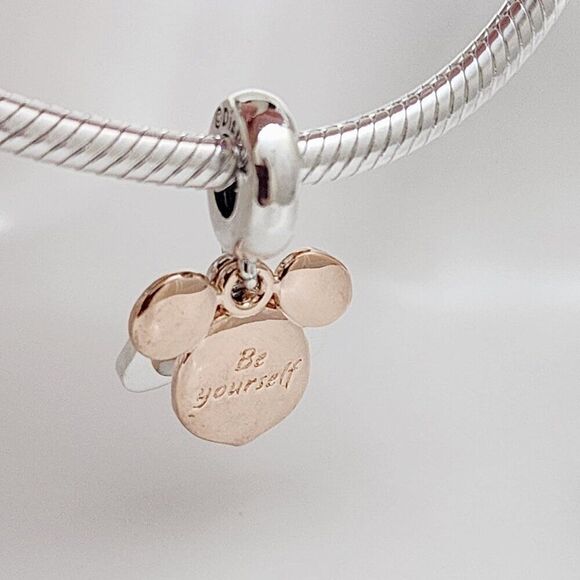 Pandora Disney Mickey Mouse Double Dangle Charm - Picture 4 of 5